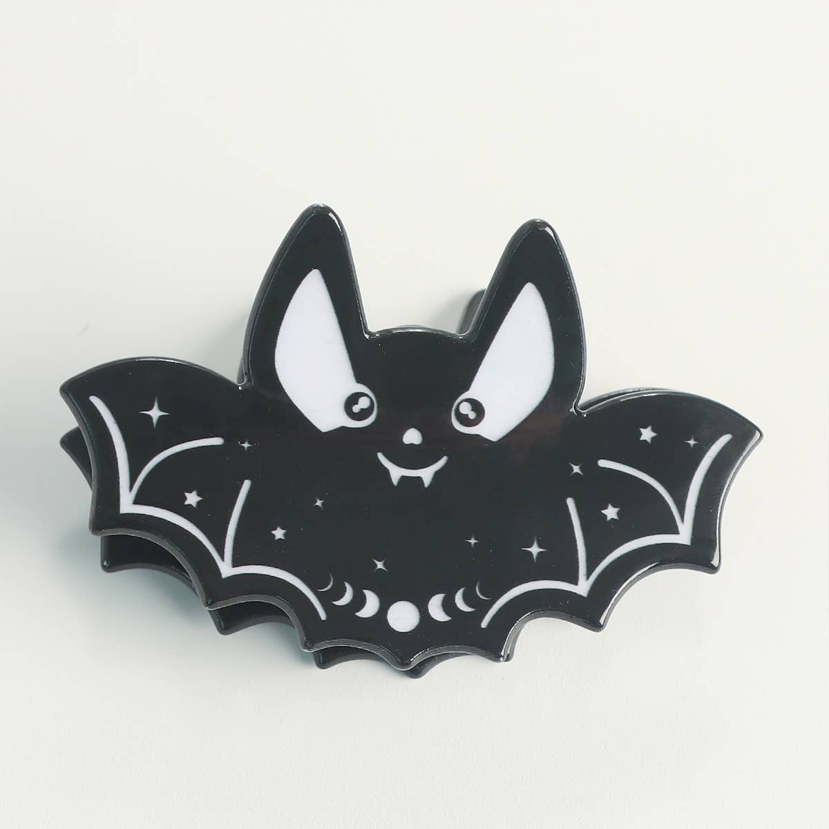 Halloween Acrylic Hair Claw ??Spider & Bat Design_CWAHA1446