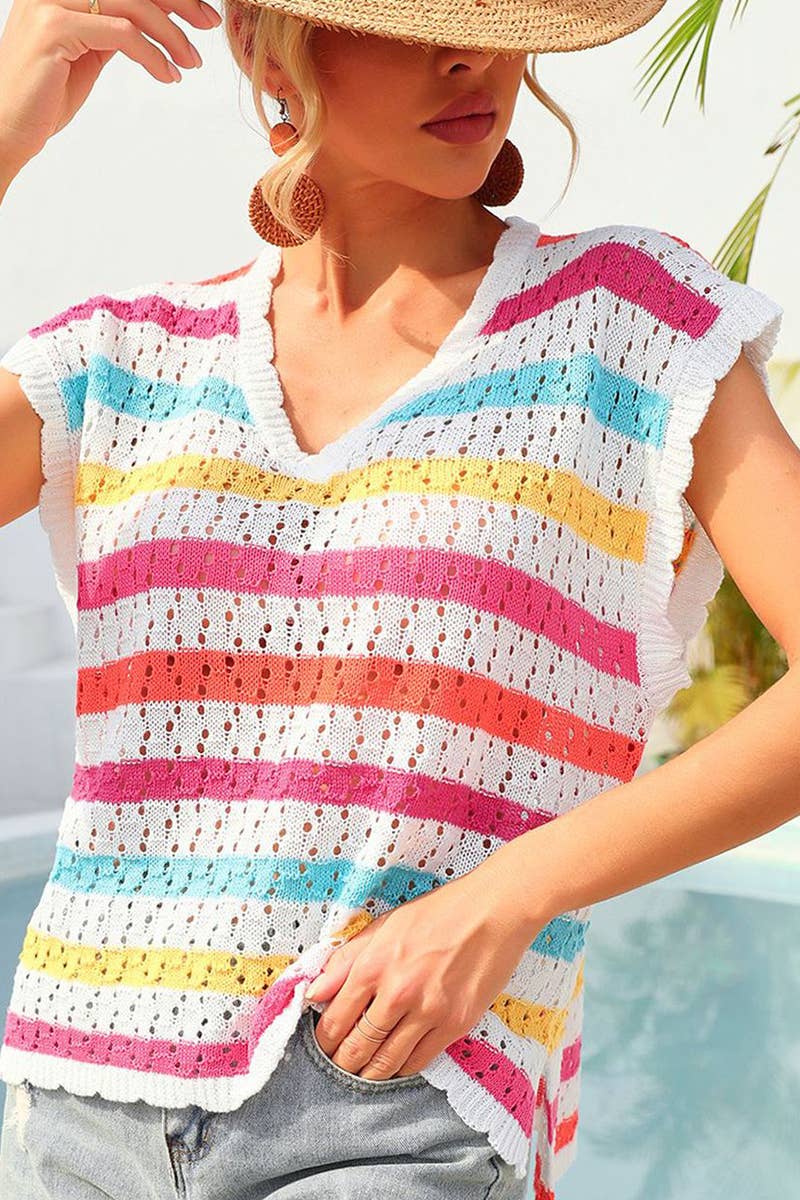 CWTBLS1749_SUMMER BEACH VACATION SUN PROTECTION SHIRT