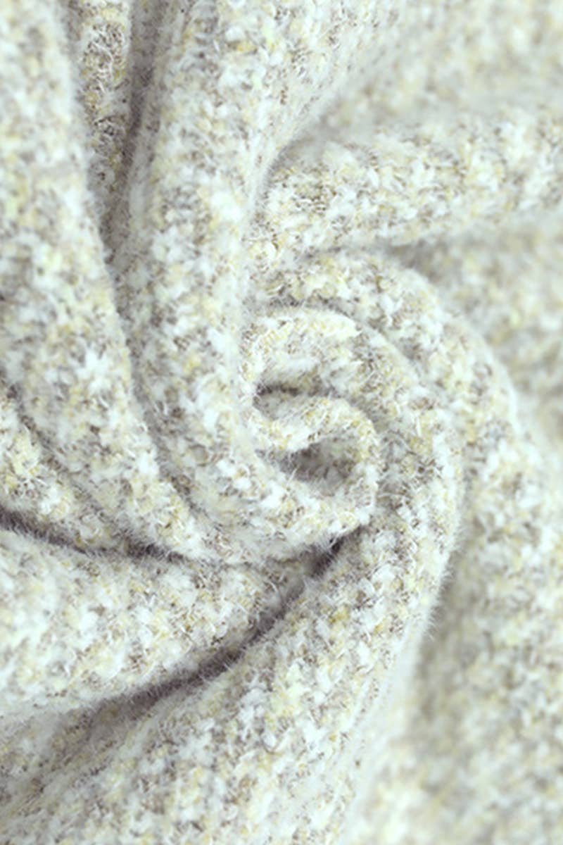 CWOJA497  Casual Zip-Up Long Sleeve Cardigan Sweater