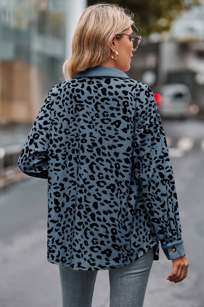 CWTSTL2119_AUTUMN LEOPARD PRINT SHIRT LONG-SLEEVED COAT