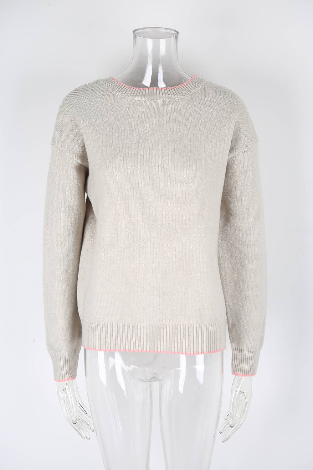 Bowknot is lace-up back sexy back sweater