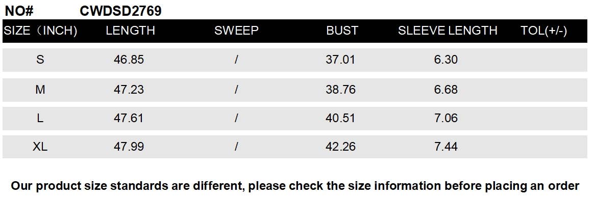 CWDSD2769_Round Neck Short Sleeve with Tie Dress