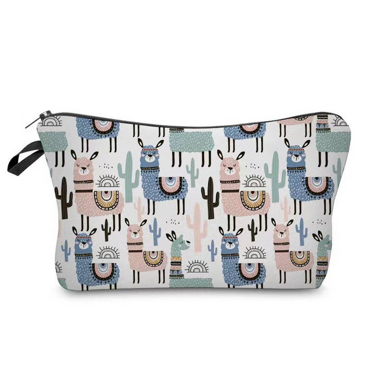 BEST-SELLING ALPACA PRINT COSMETIC BAG_CWAB2264
