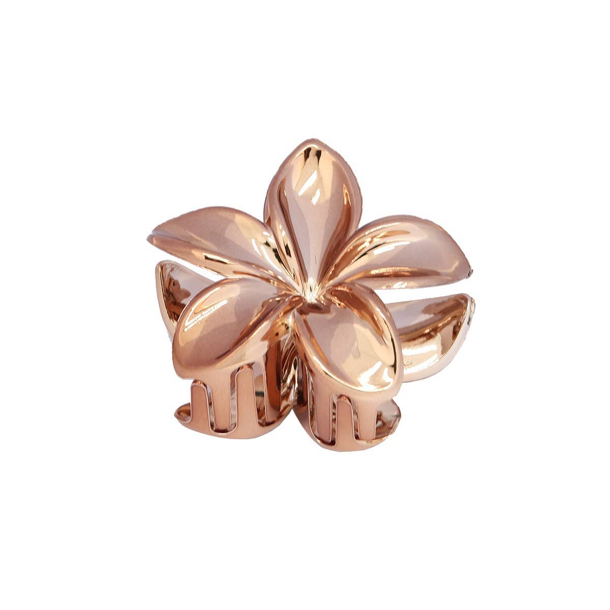 Gold Silver Egg Flower Large Hair Claw Elegant