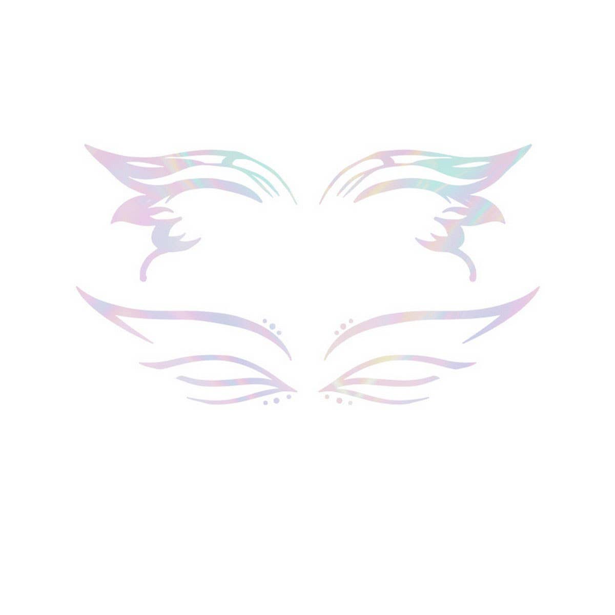 3D Laser Eye Makeup Tattoo Stickers Waterproof_CWMM8358