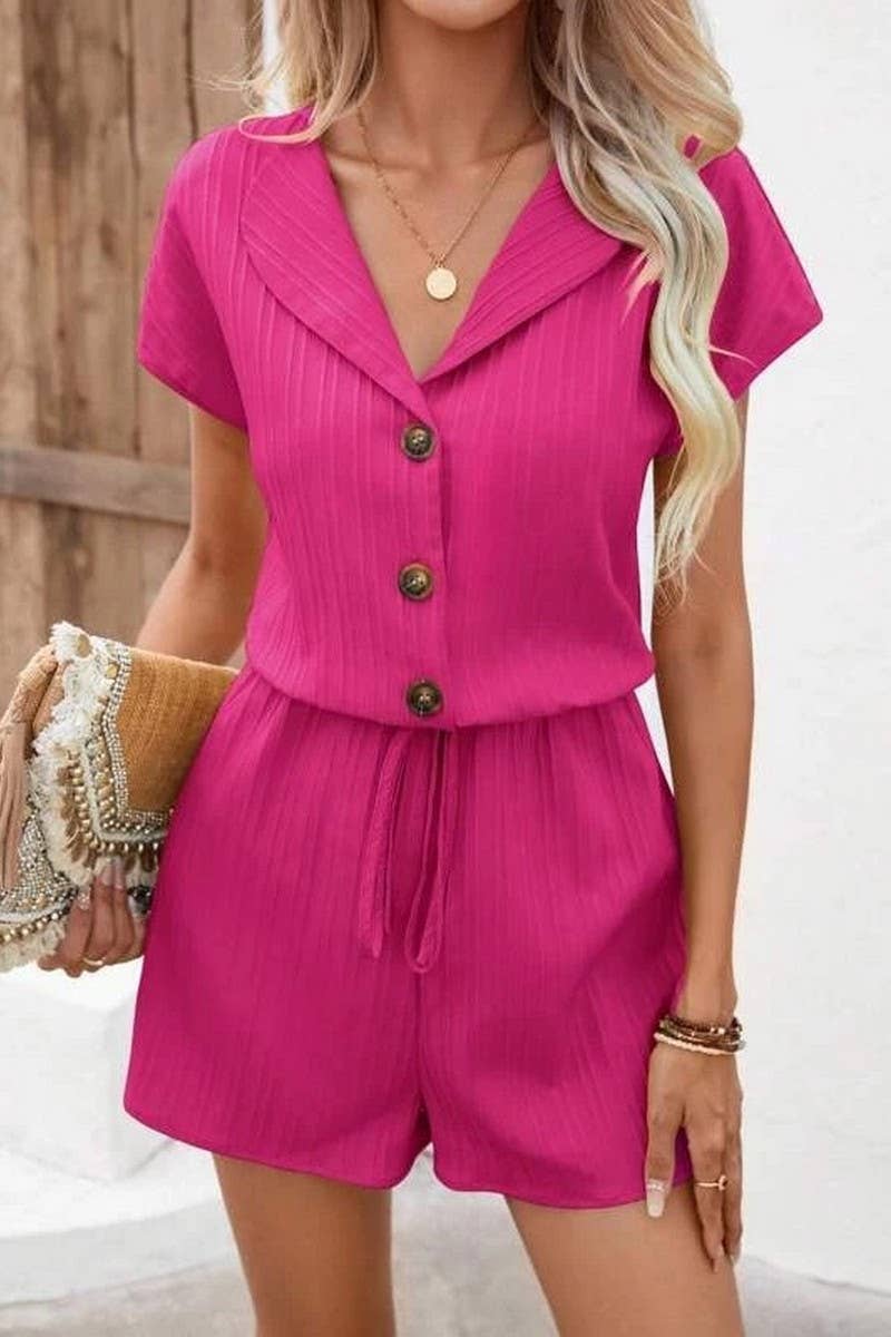 CWSS1252_SUMMER CARDIGAN BAT SLEEVE WAIST SHORTS SUIT