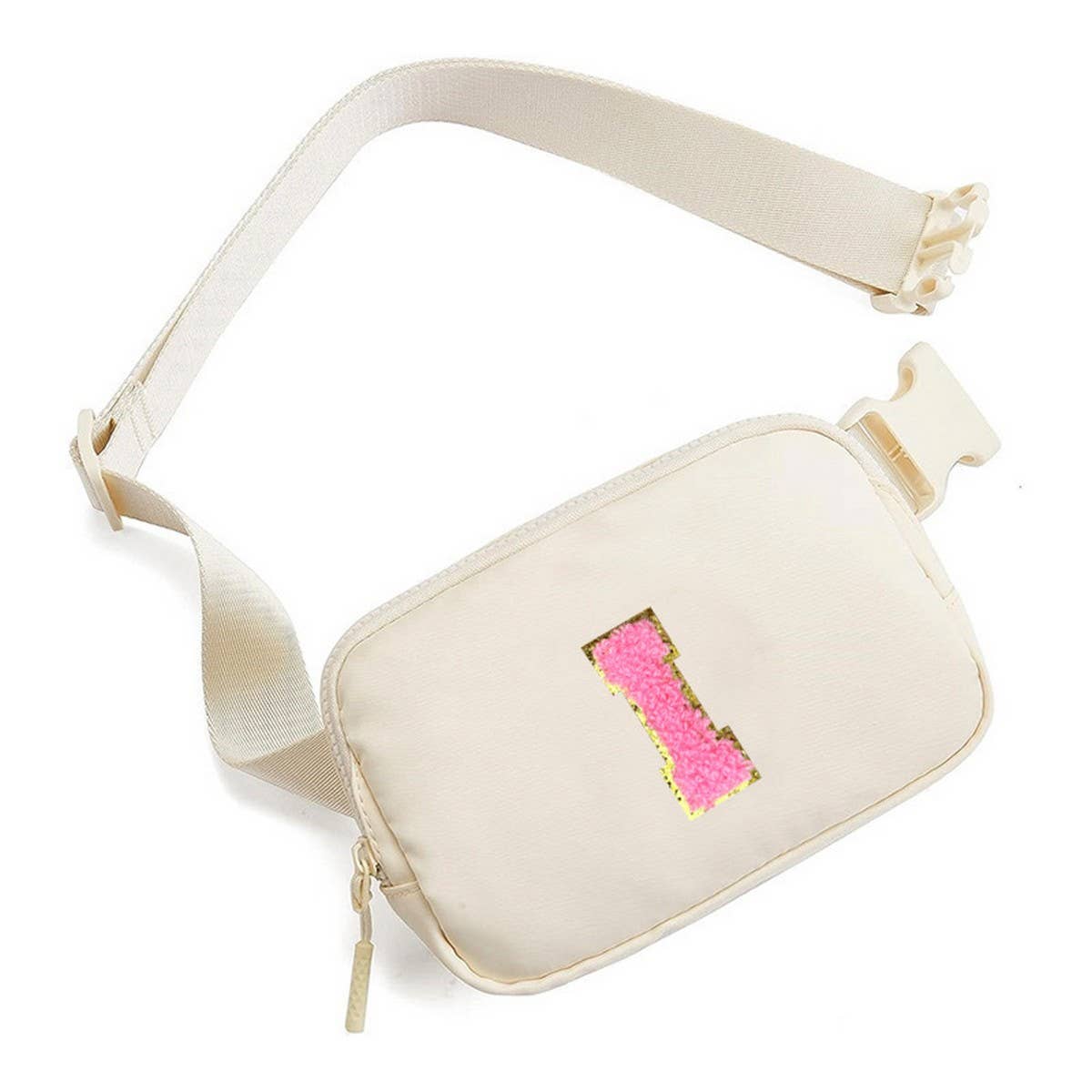 Nylon Letter Belt Bag??Adjustable Sport Waist Pack_CUAB0281