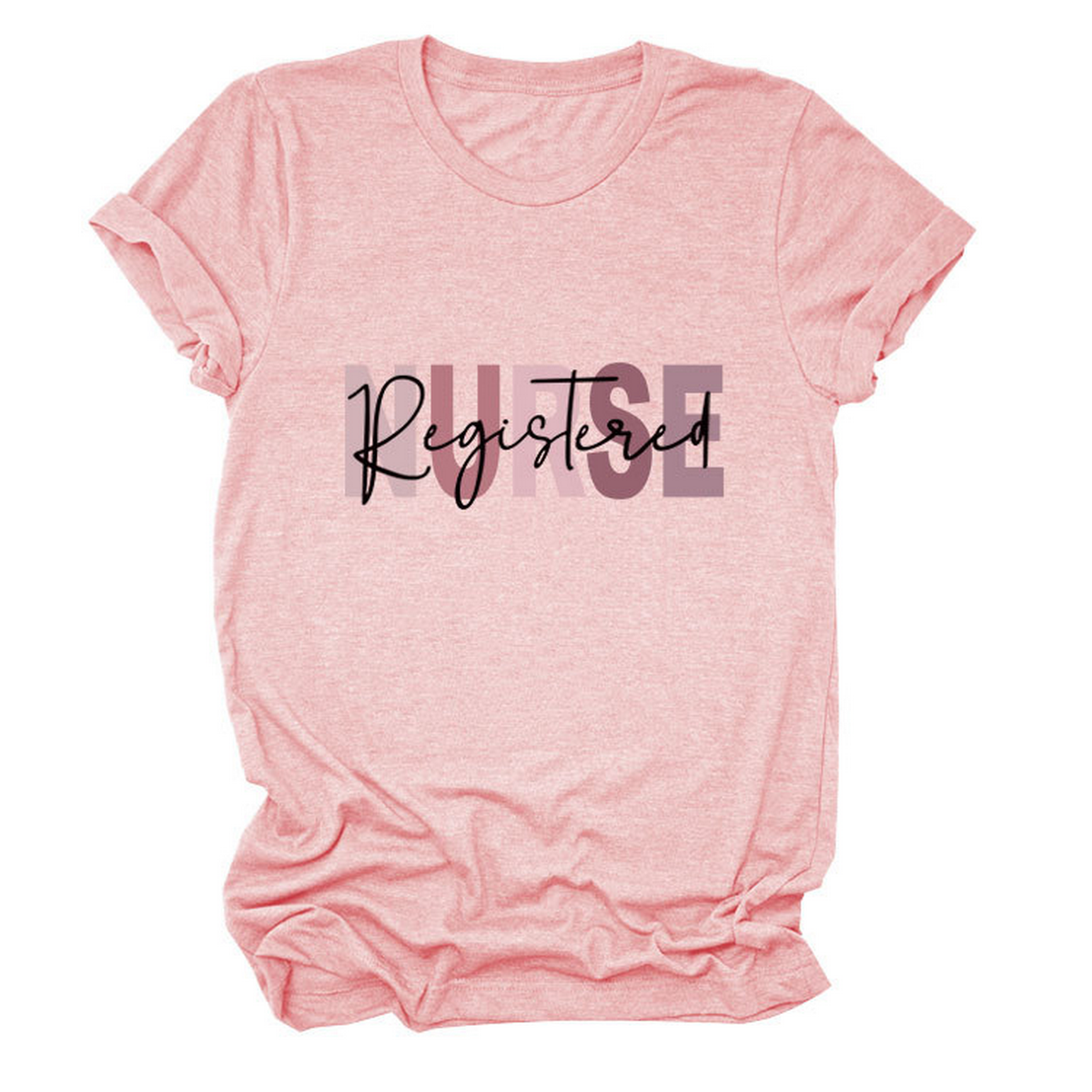 Trendy Plus Size T-Shirt for Women, Short Sleeve
