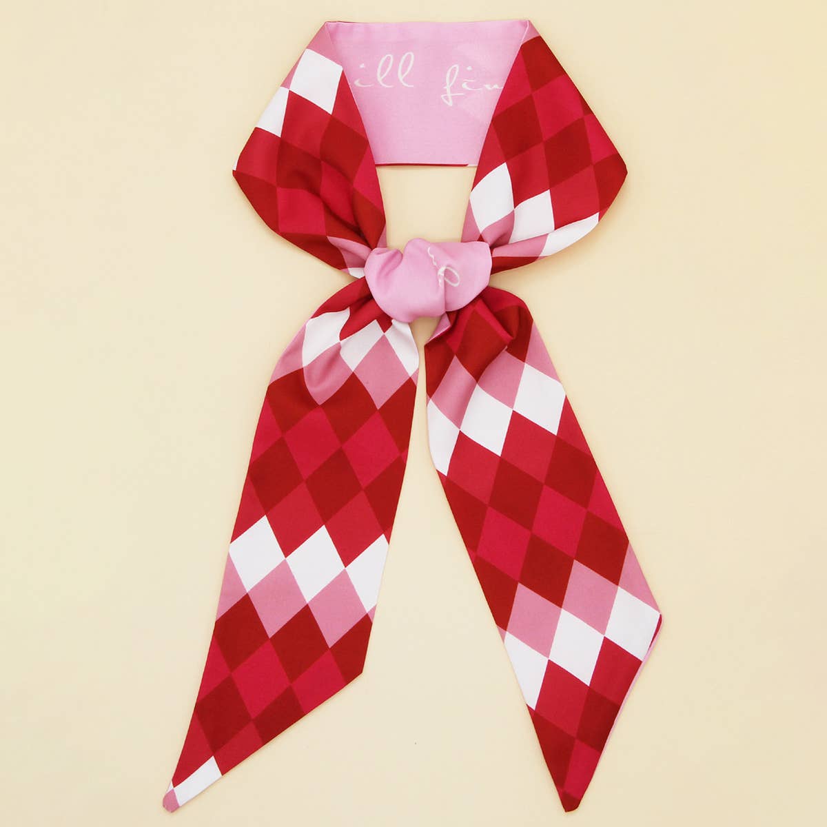 Floral Letter  Scarf ? Hair Tie & Bag Ribbon