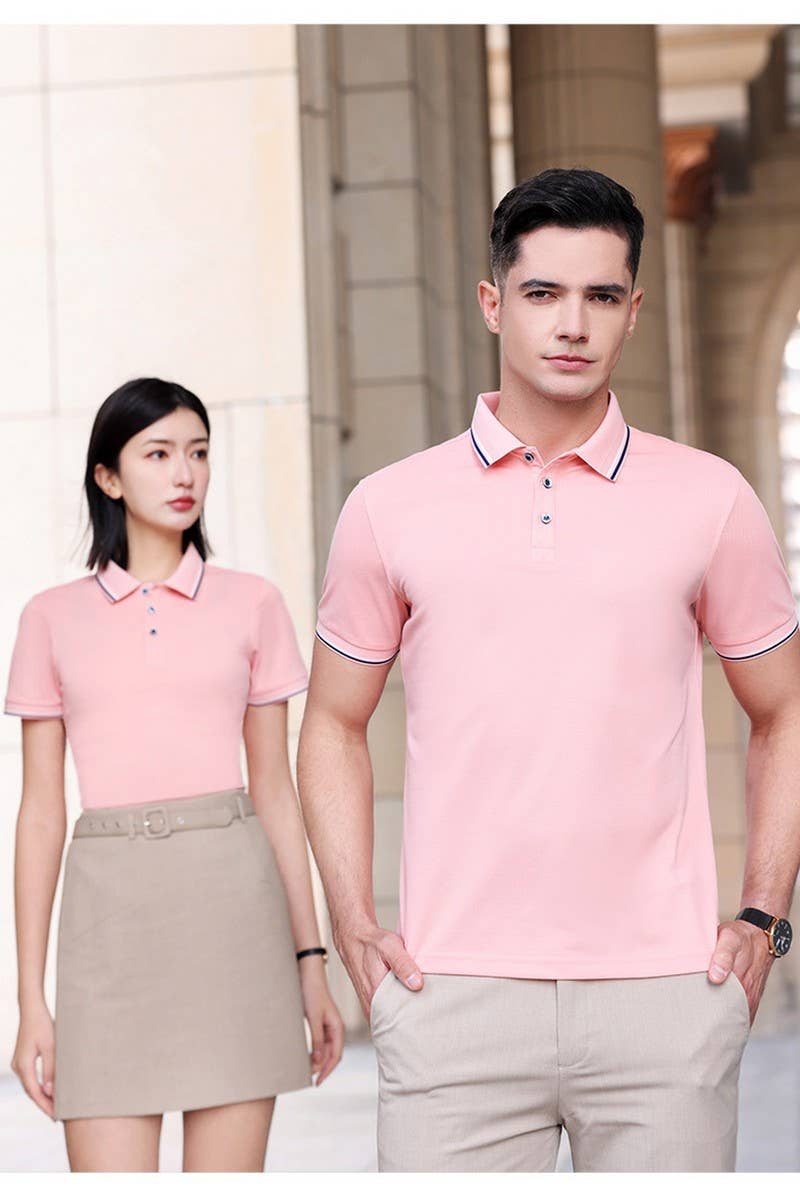 CWTBLS02424_WORKWEAR CUSTOM COLLARED SHORT SLEEVE POLO SHIRT