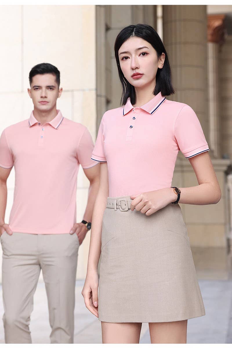 CWTBLS02424_WORKWEAR CUSTOM COLLARED SHORT SLEEVE POLO SHIRT