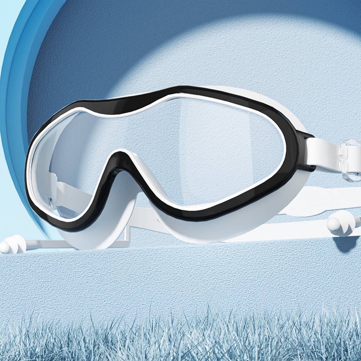 Adult HD Anti-Fog Swim Goggles ??Large Frame_CWMM6628