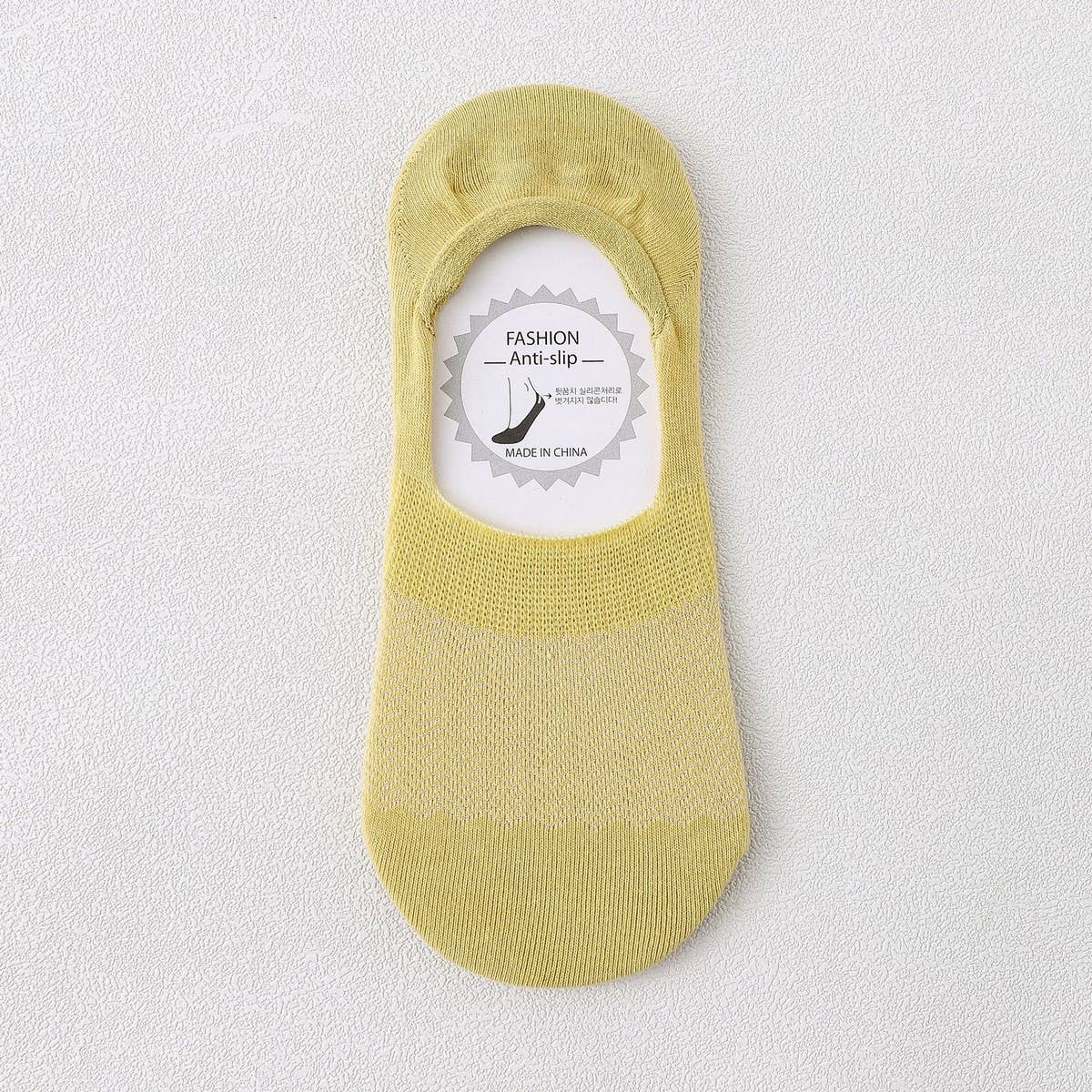 WOMEN'S SOLID COLOR HOLLOW MESH BOAT SOCKS