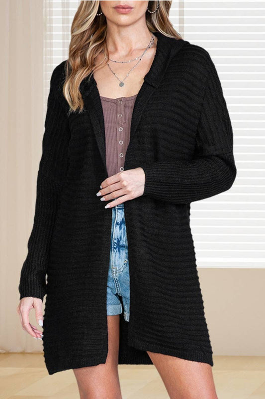 CWOCAL2197_LONG SLEEVE KNITTED CARDIGAN LONG STYLE