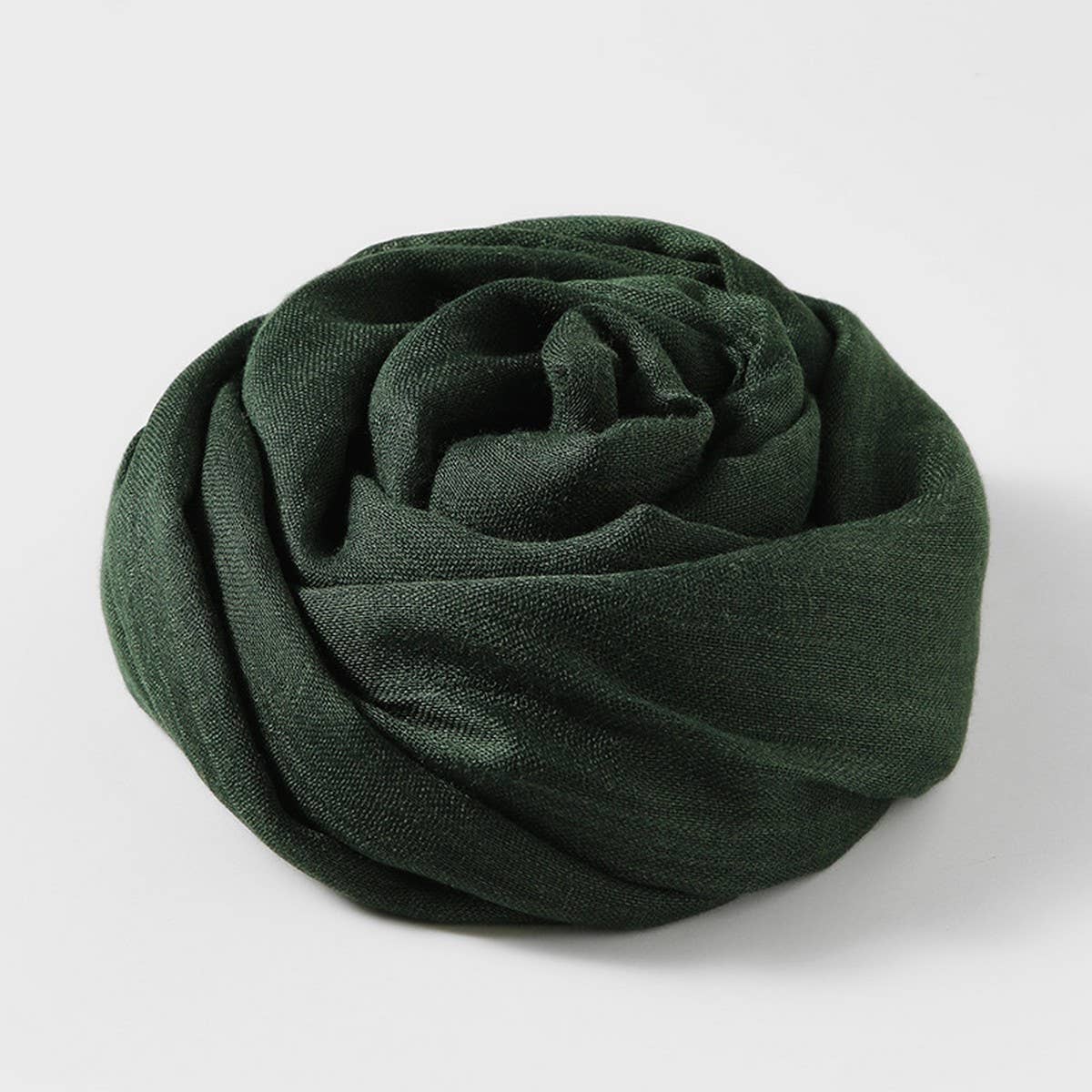 SOLID COLOR LONG LIGHTWEIGHT SCARF WRAP SHAWL_CWASC0204