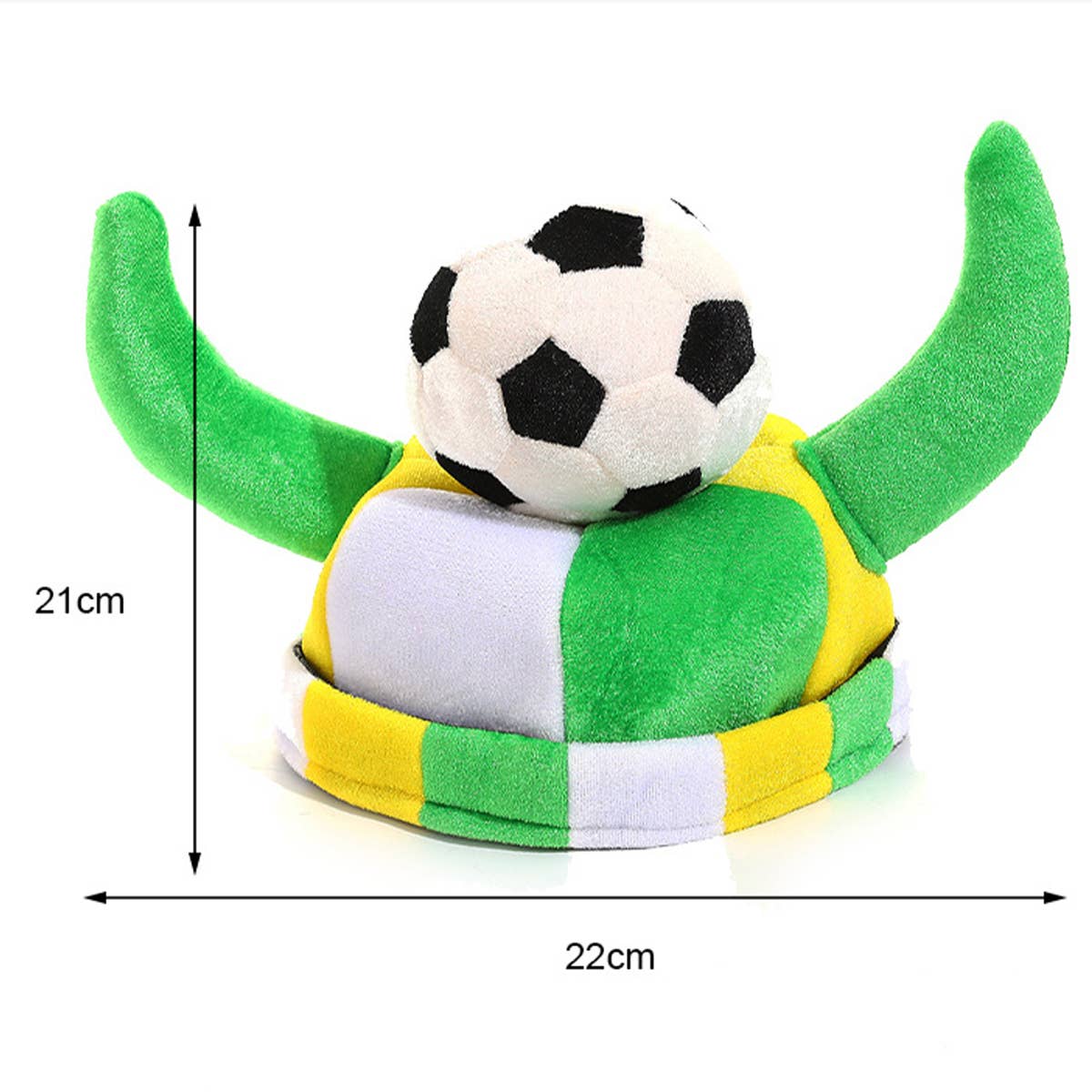 CWAH4057_WORLD CUP CHEER PROPS PARTY FOOTBALL HAT