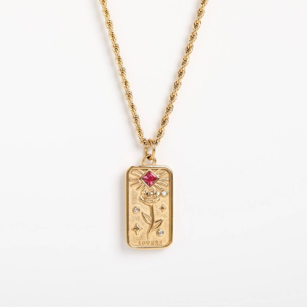 CREATIVE STAINLESS STEEL NICHE DESIGN NECKLACE