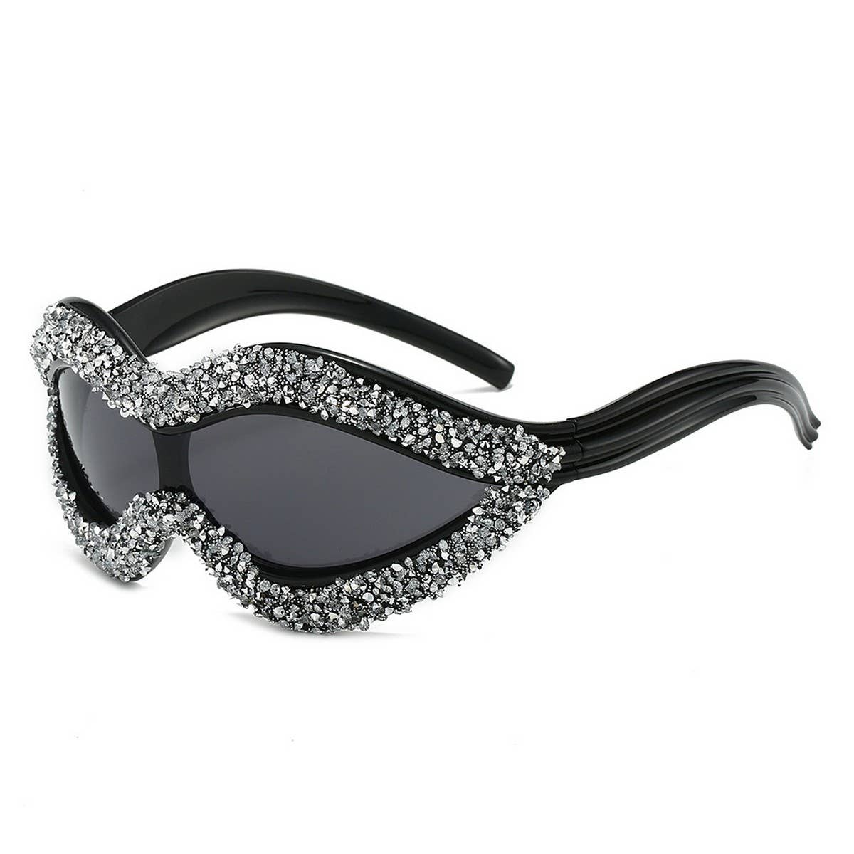 ALIEN ONE-PIECE SEXY LIPS WITH DIAMOND SUNGLASSES_CWASG0838