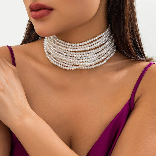 BIG ROUND BEAD IRREGULAR VERSATILE NECKLACE_CWMM3134