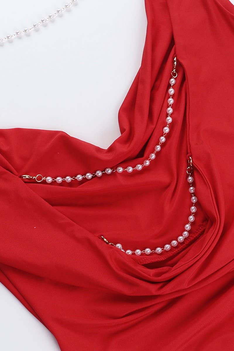 CWTTK0880_CHAIN STRAP BACKLESS RUCHED CROP TOP