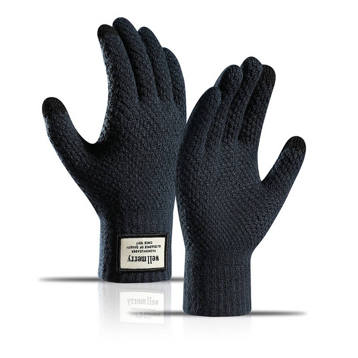 MEN'S AUTUMN AND WINTER THICKENED FLEECE GLOVES