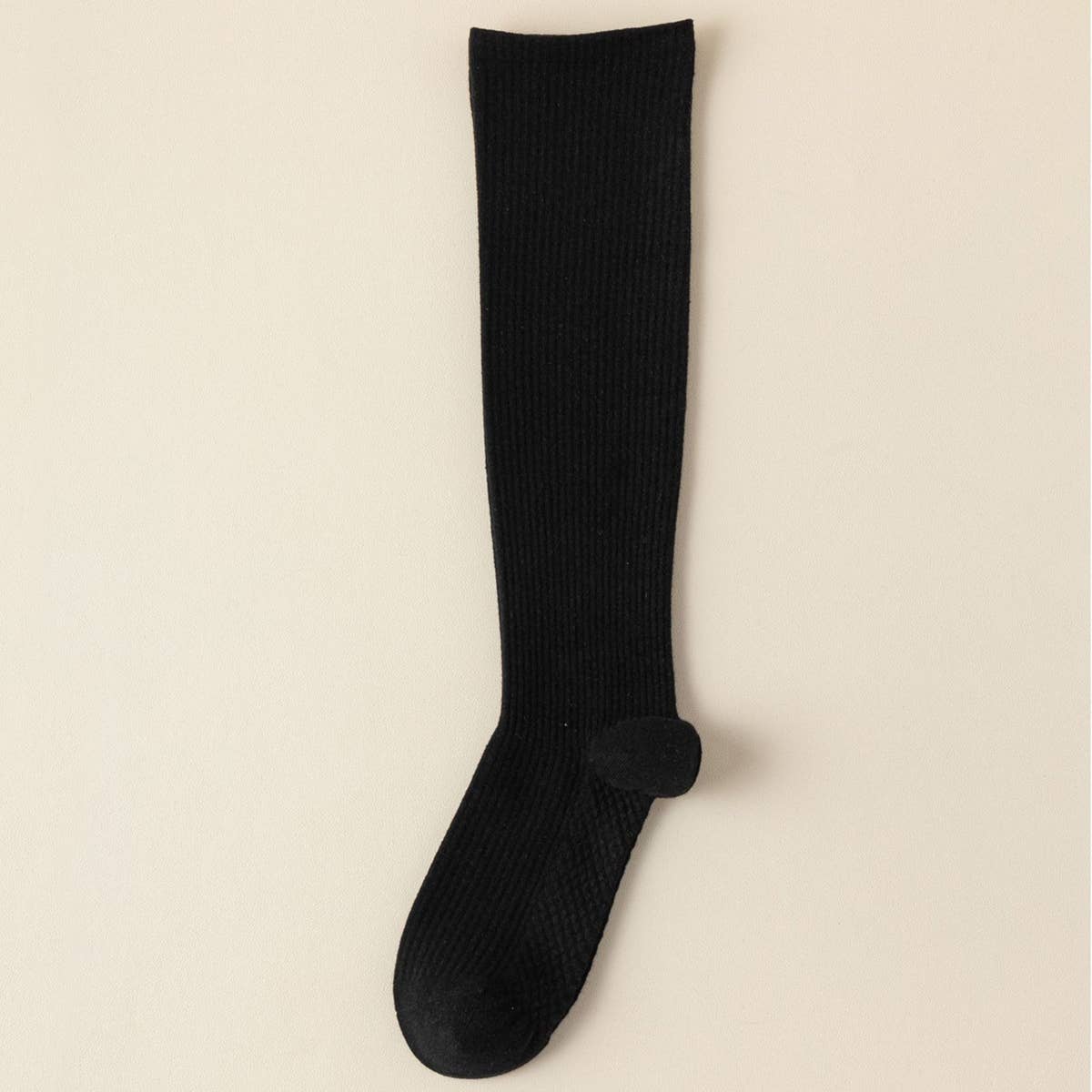 WOMEN STOCKINGS LEISURE SOLID COLOR TUBE SOCKS