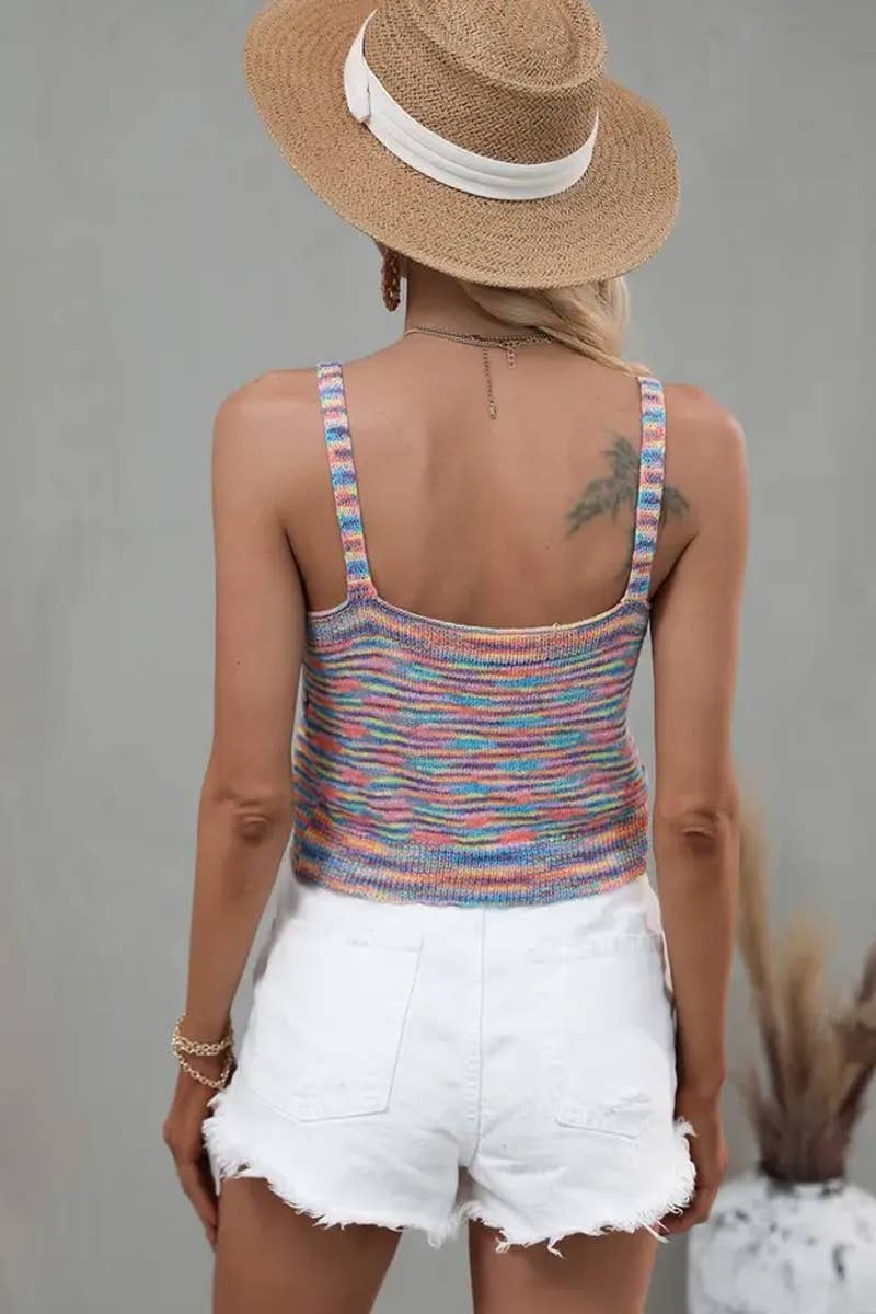 CWTTSL0303_FRESH AND SWEET HOLLOW CONTRAST VEST