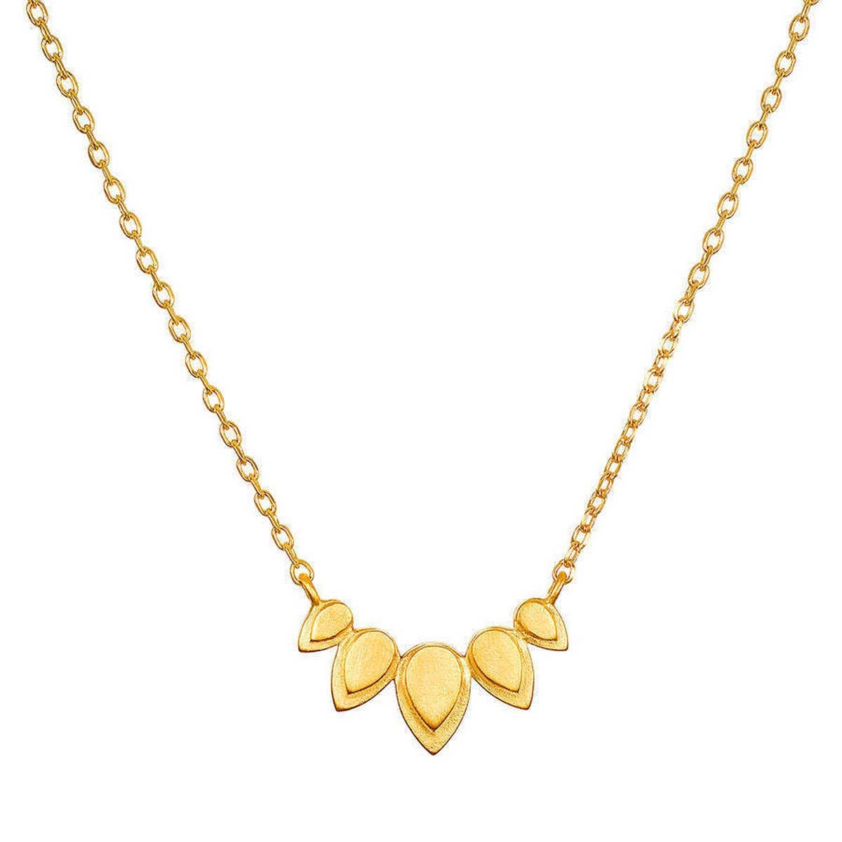 Sun and Moon Double Layered Evil Eye Necklace