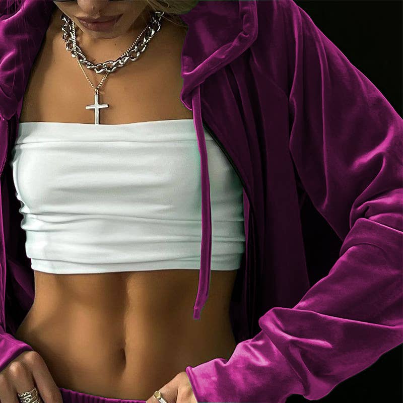 FASHIONABLE HOODIE CANARY SWEATPANTS SUIT