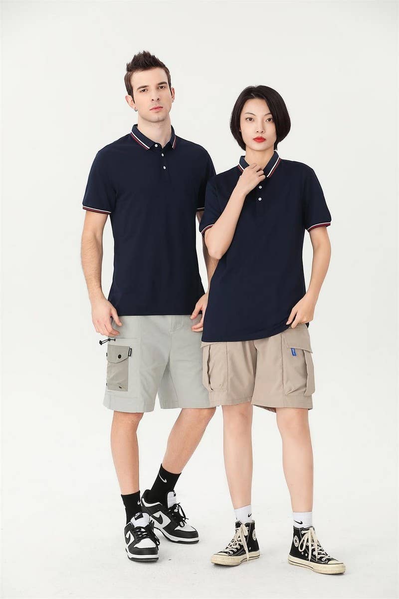 CWTBLS02417_ICE SILK COTTON SHORT SLEEVE POLO SHIRT