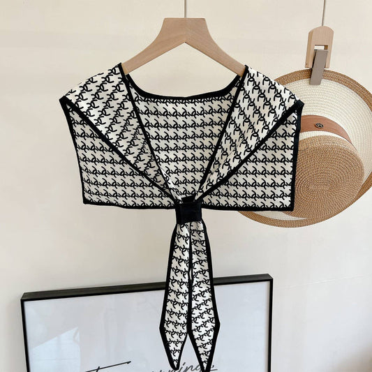 CWASC03114_WOMEN FASHION SHAWL CAPE SCARF FOR SUMMER