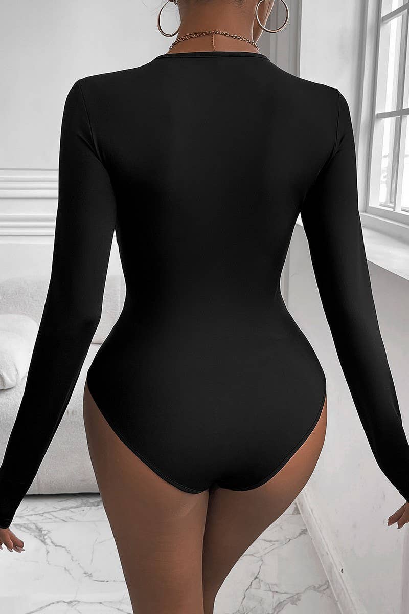 CWSBSL0115_SPRING AND FALL TWIST CREW NECK BODYSUIT