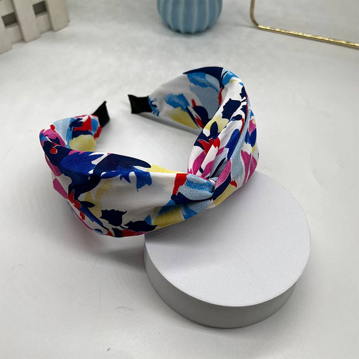 FASHIONABLE TIE-DYE MIXED COLOR HEADBAND