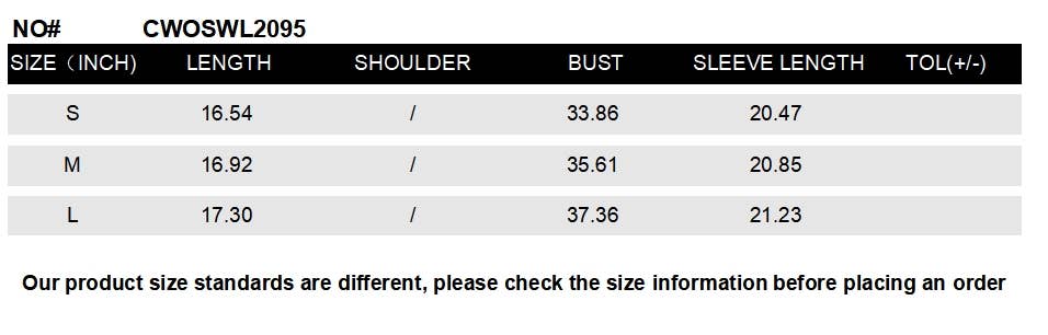 CWOSWL2095_V-Neck Long Sleeve Sweater