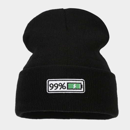PATCHWORK KNITTED HAT PERSONALITY HIP-HOP PILE H_CWAH2086