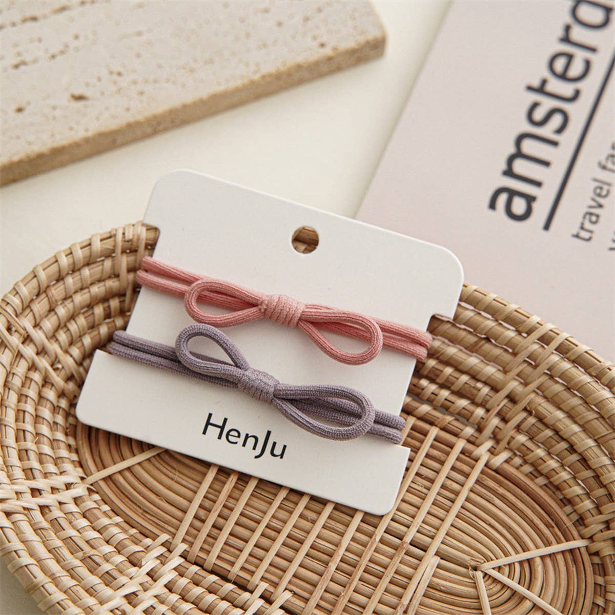 2 PACK OF SIMPLE COMMUTING HAIR TIES_CWAHA1136