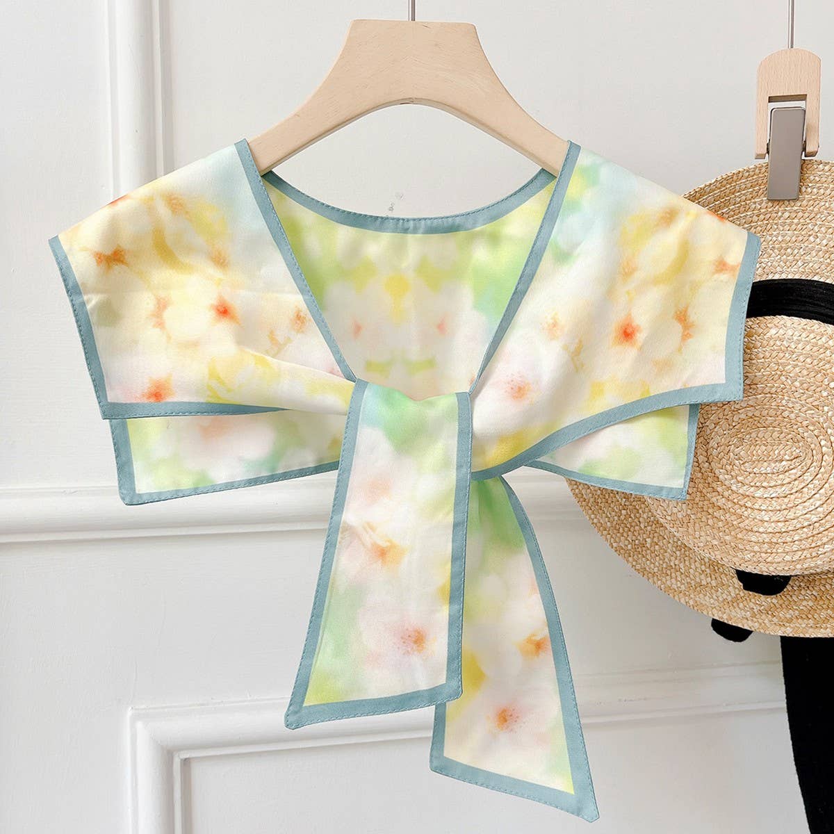 CWASC03128_PASTORAL OIL PAINTING PRINT SHAWL FOR WOMEN