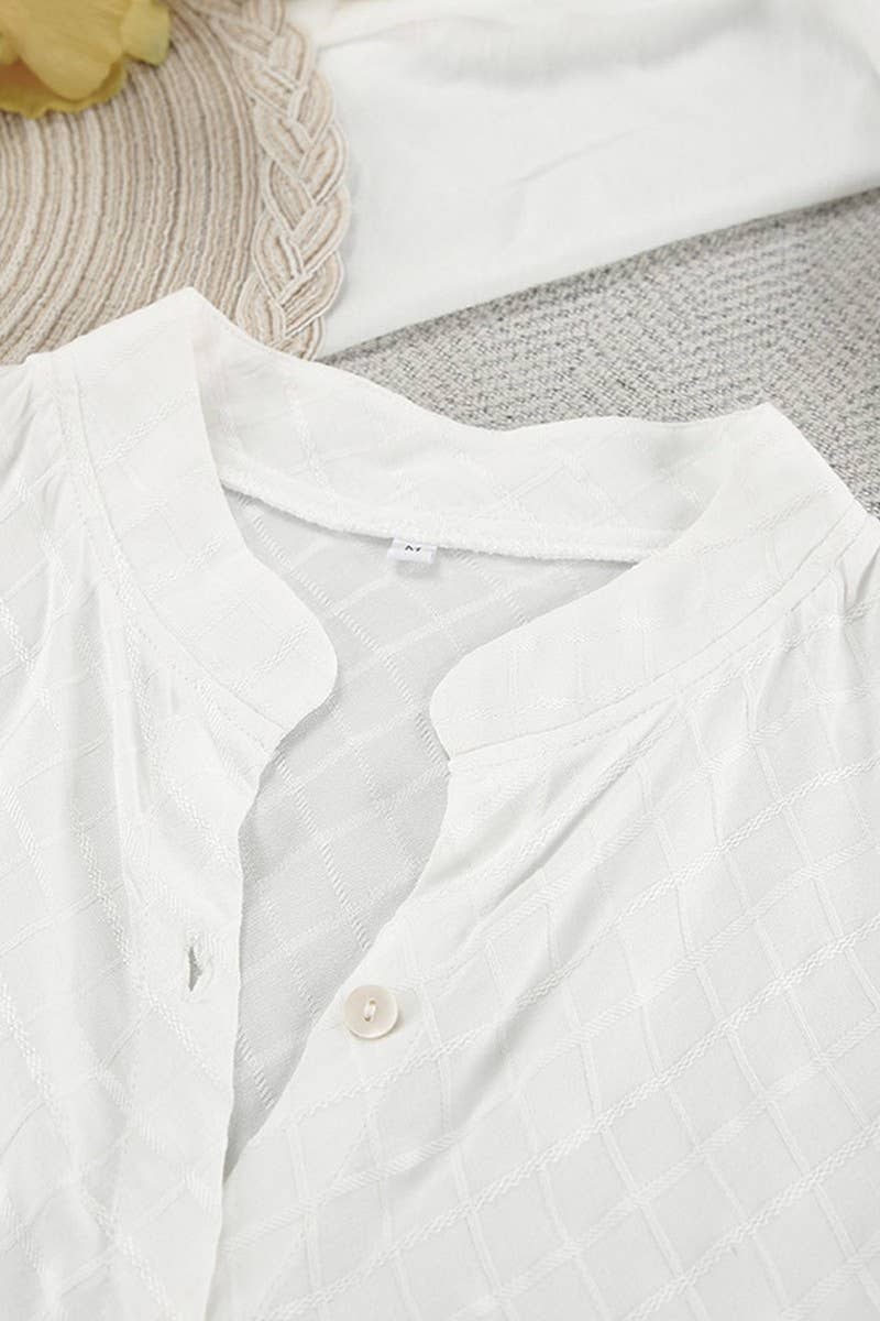 CWSPJ0390_LOOSE COTTON PAJAMAS THREE PIECE SET