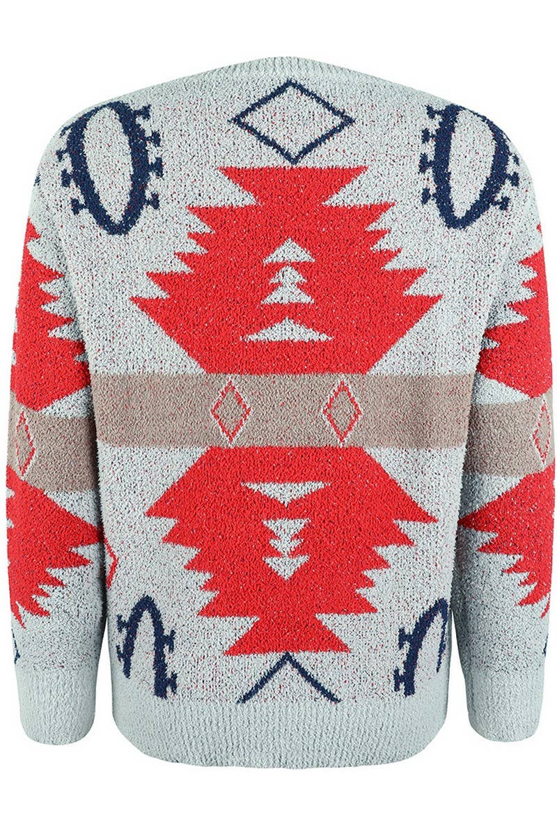 CWOSWL1713_Crew Neck Long Sleeve Pullover Sweater