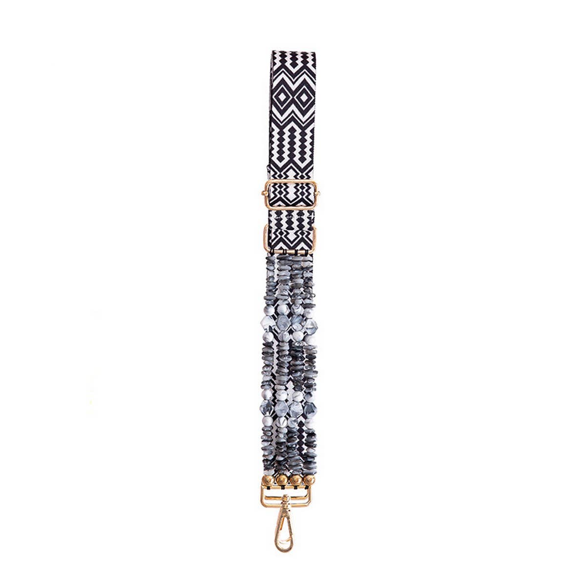 Irregular Acrylic Adjustable Boho Wide Bag Strap