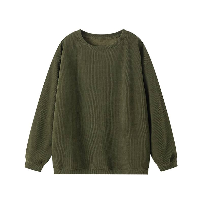 CASUAL DAILY SOLID COLOR ALL ROUND NECK HOODIE