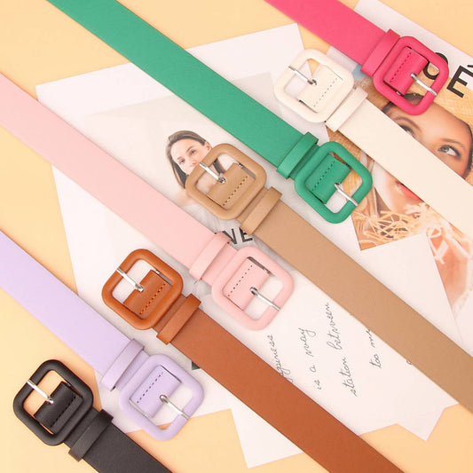 CWABE0916_SIMPLE CANDY COLOR BELT