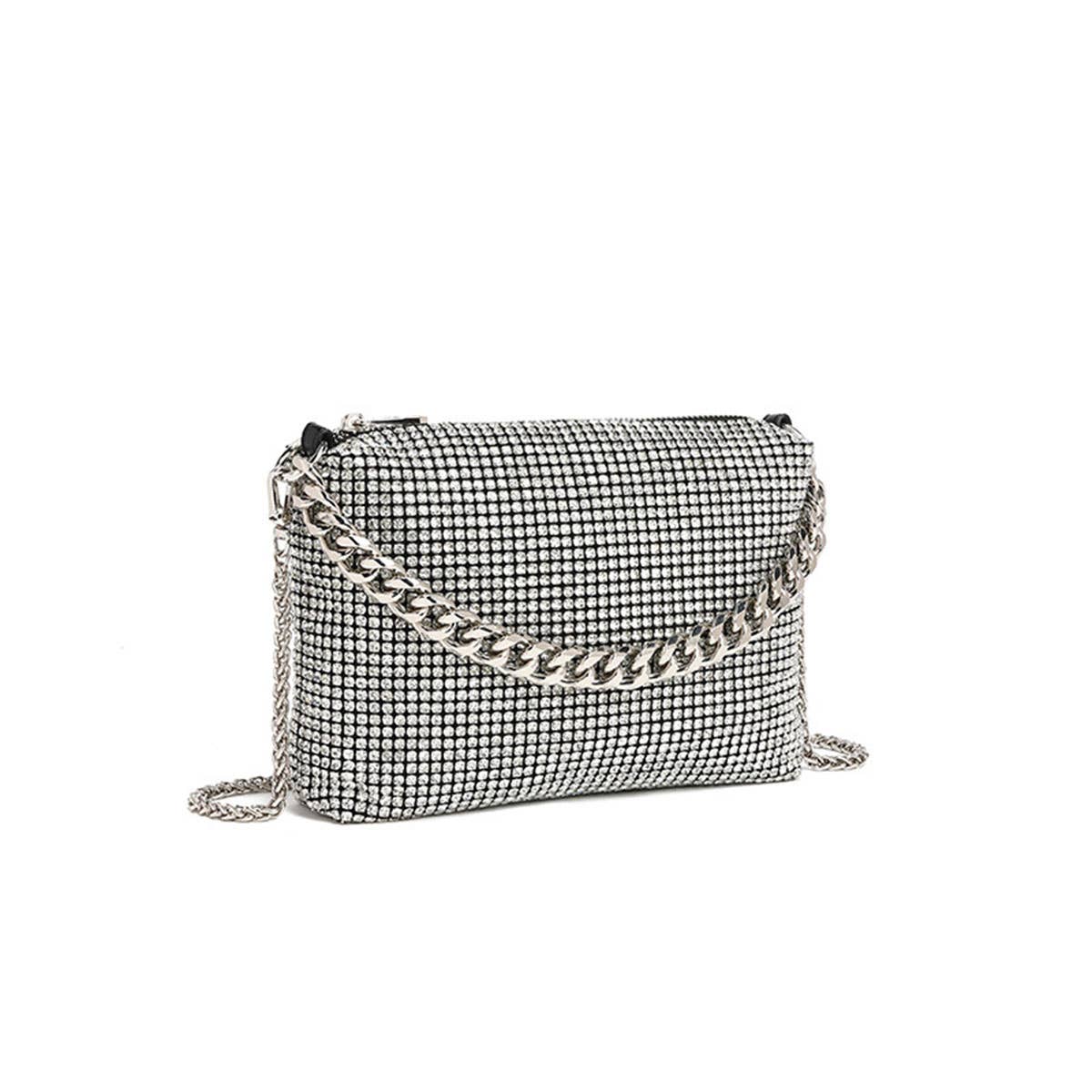 FASHIONABLE RHINESTONE EVENING TOP HANDLEBAG_CWAB3598