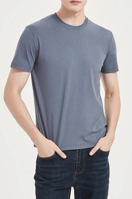 CWTBLS1786_MEN'S FASHION ROUND NECK SHORT SLEEVE T-SHIRT