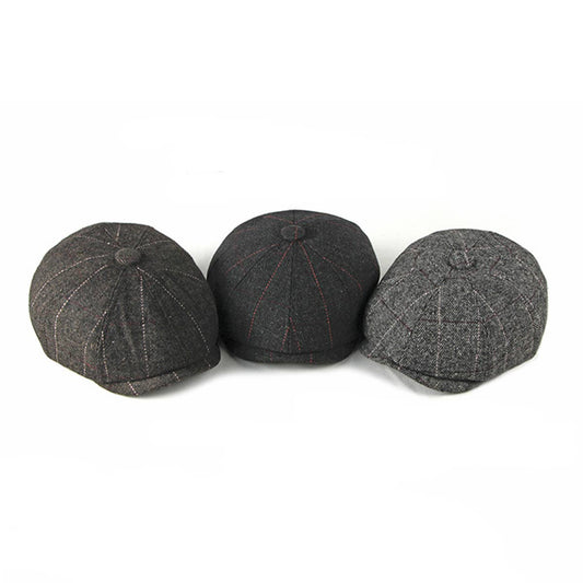 RETRO AUTUMN AND WINTER NEW CASUAL FLAT CAP_CWAH1904