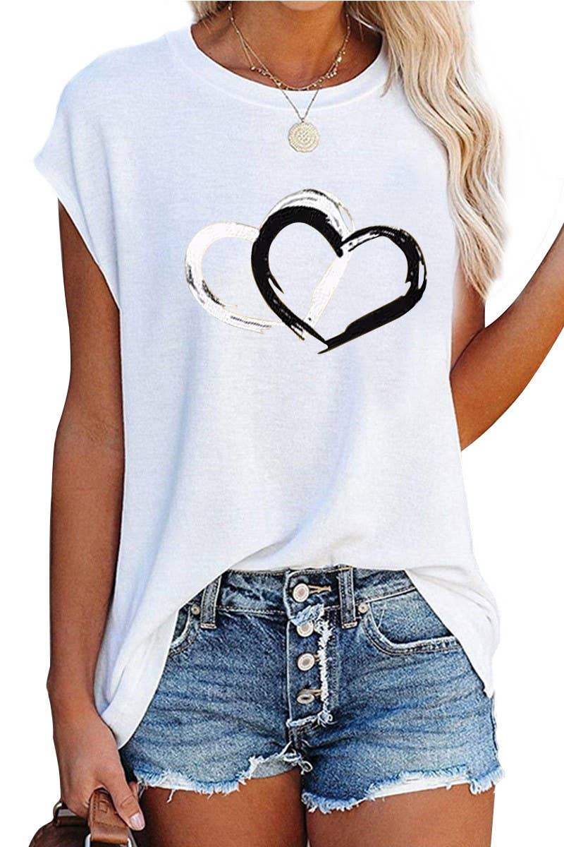 CWTTS1445_SUMMER LOOSE OFF-SHOULDER SHORT-SLEEVED T-SHIRT