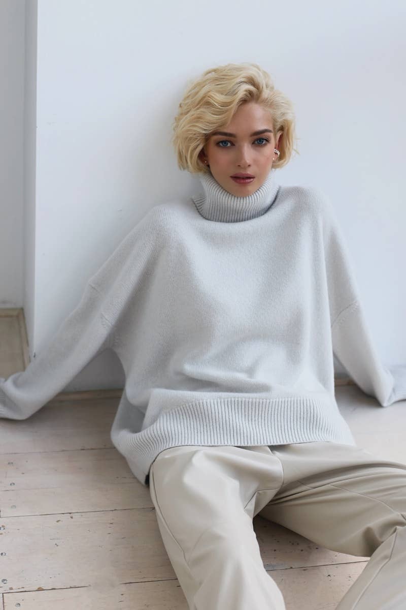 CWOSWL6630_THICK TURTLENECK SWEATER WITH LONG SLEEVES