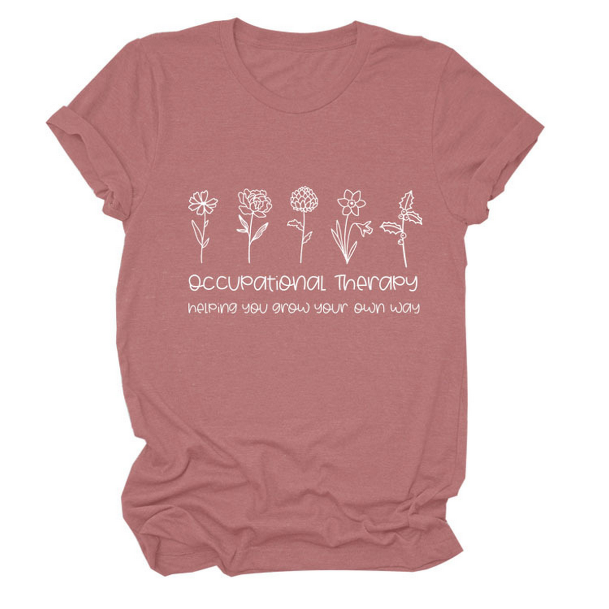 Women?™s Short Sleeve Tee, Round Neck Print Top_CWTTS1491