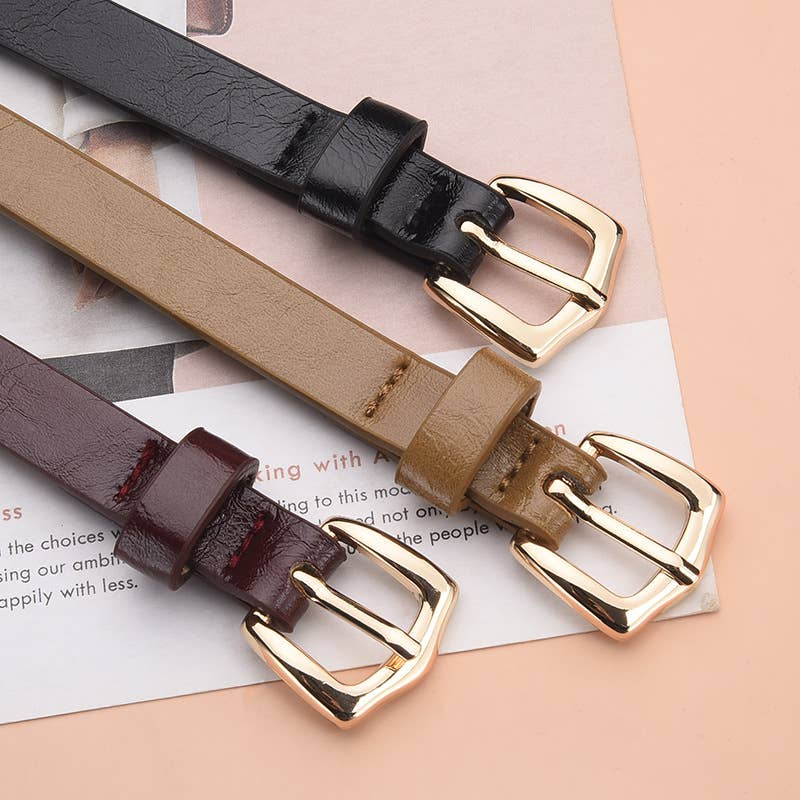 Minimalist belt with sense of fashion and luxury