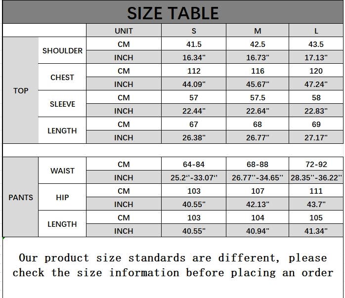 CWSPJ0359_PRINTED LOOSE LONG-SLEEVED TROUSERS PAJAMA SET